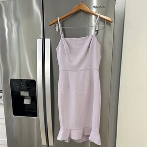 French Connection Purple Sheath Mini Dress Spaghetti Strap